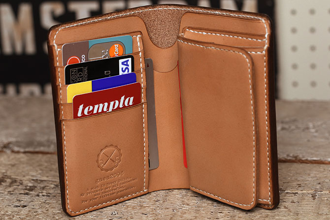 二つ折り財布にカード入れパネルを増設！ | 頑固オヤジ店主 久保ブログ