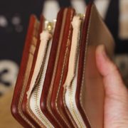 極厚カスタムの革財布～ヌメ革ミドルウォレットを厚み増量で制作しました！